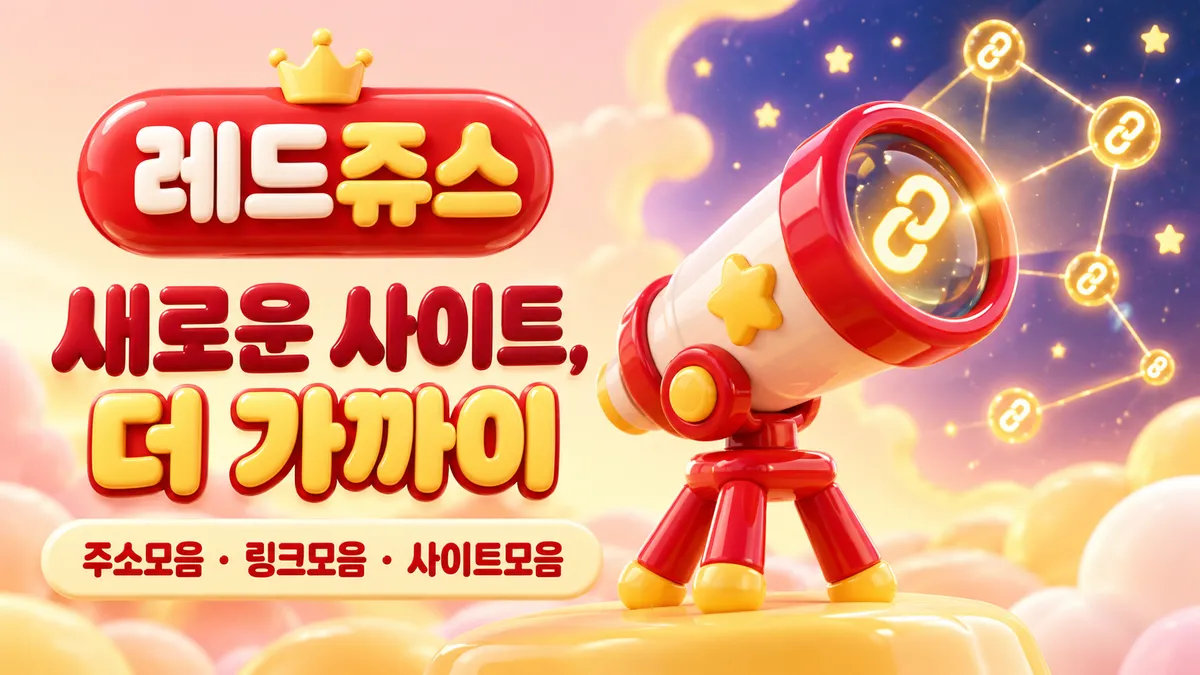 레드주스 새로운 사이트 더 가까이